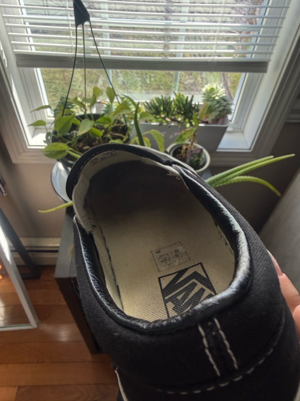 Women’s Black Slip on Vans - Picture 10 of 11